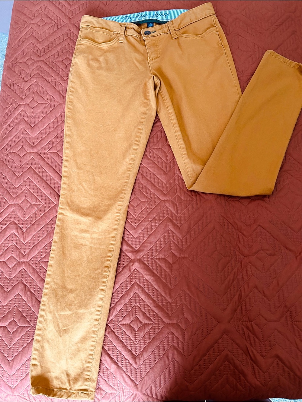 Tommy Hilfiger Mustard Yellow Casual Pants